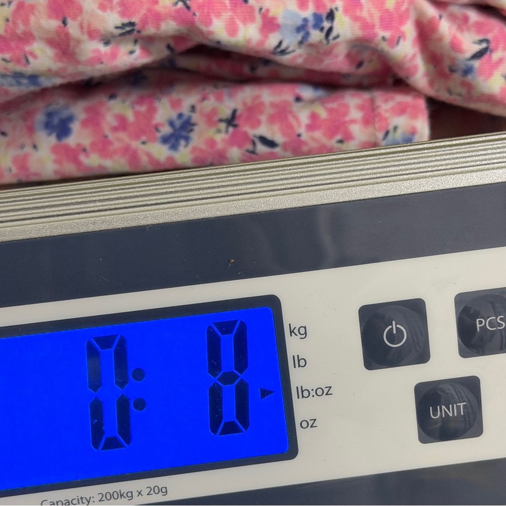 Adonna 2X Pink Floral Stretch Knit Sleep Shirt Nightgown - Picture 7 of 7
